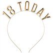 18 TODAY GOLD HEADBAND