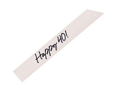 HAPPY 40 CREAM SASH