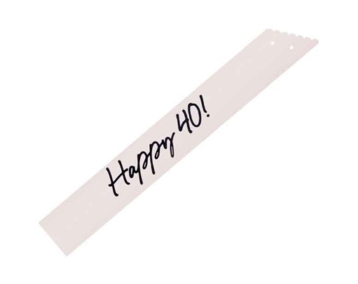 HAPPY 40 CREAM SASH