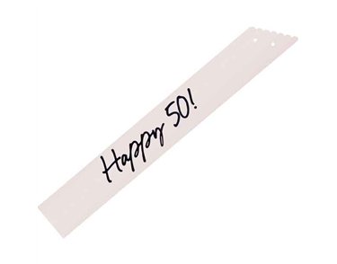 HAPPY 50 CREAM SASH
