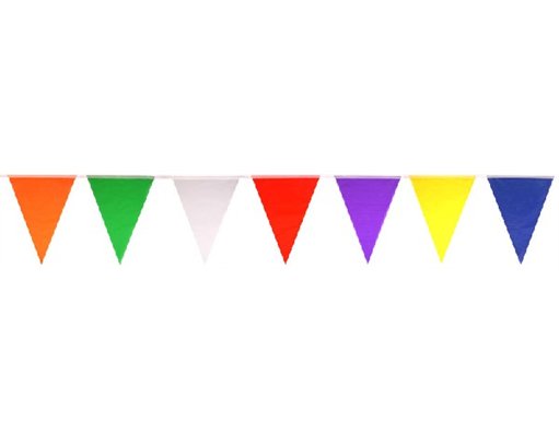 7M NYLON RAINBOW BUNTING