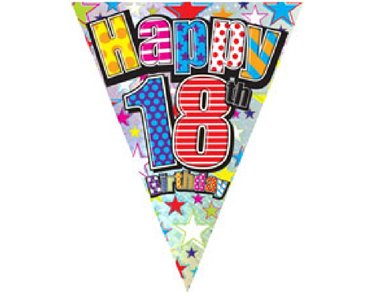 18TH B/DAY BUNTING