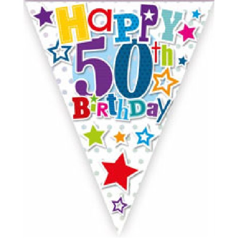 50TH B/DAY BUNTING