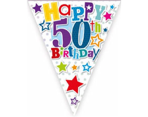 50TH B/DAY BUNTING