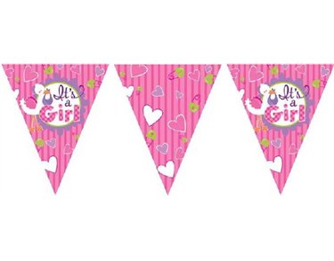 ITS A GIRL FLAG BUNTING