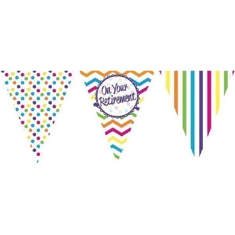 ON YOUR RETIREMENT FLAG BUNTING