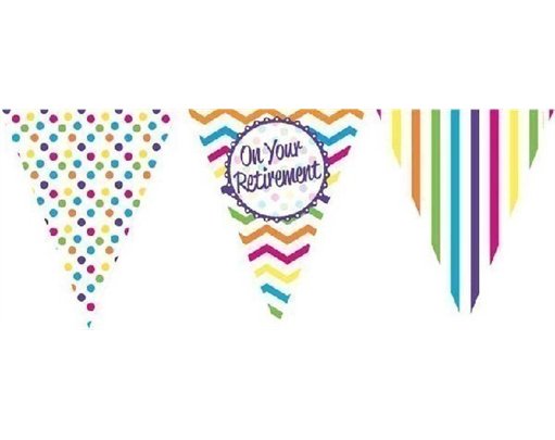 ON YOUR RETIREMENT FLAG BUNTING