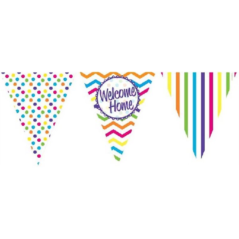 WELCOME HOME FLAG BUNTING