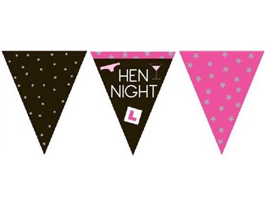 HEN NIGHT FLAG BUNTING