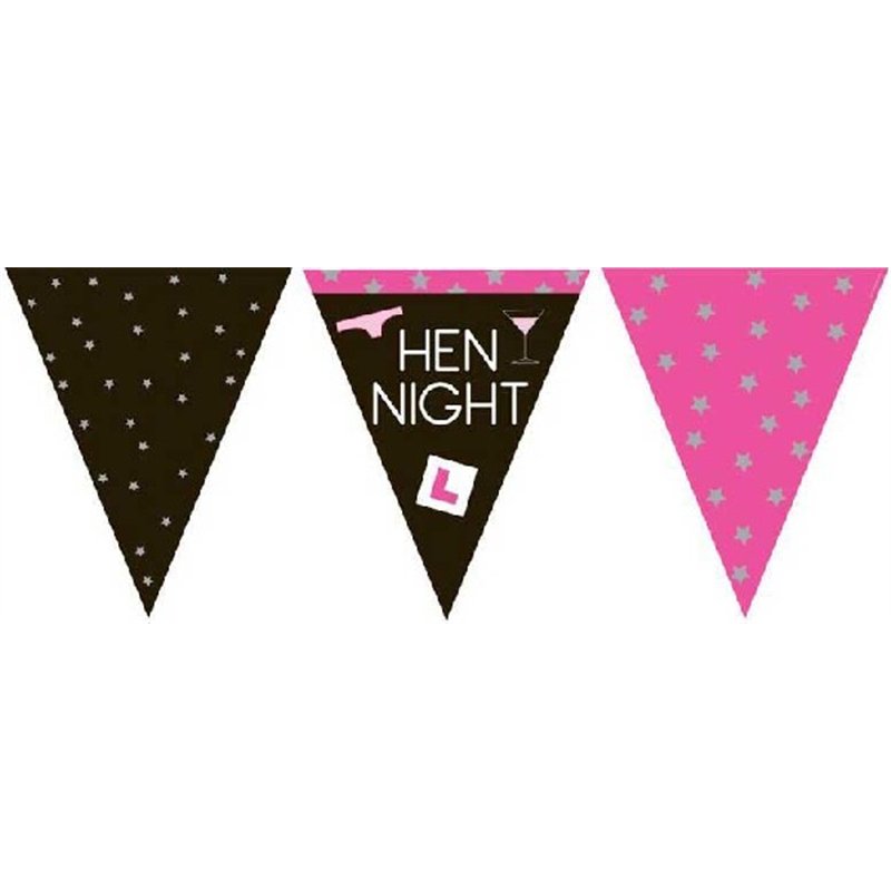 HEN NIGHT FLAG BUNTING
