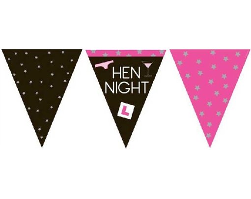 HEN NIGHT FLAG BUNTING