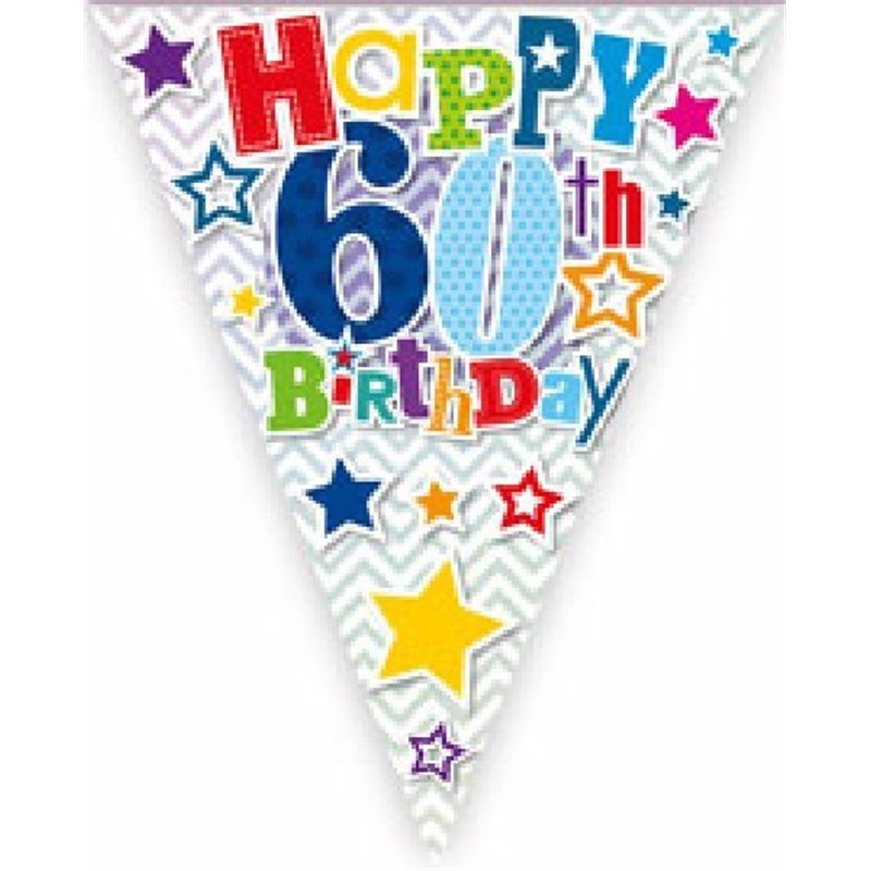 60TH B/DAY BUNTING