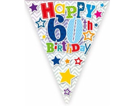 60TH B/DAY BUNTING