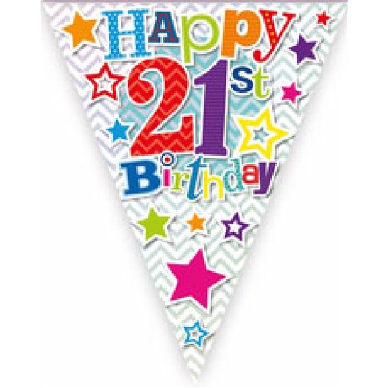 21ST B/DAY BUNTING