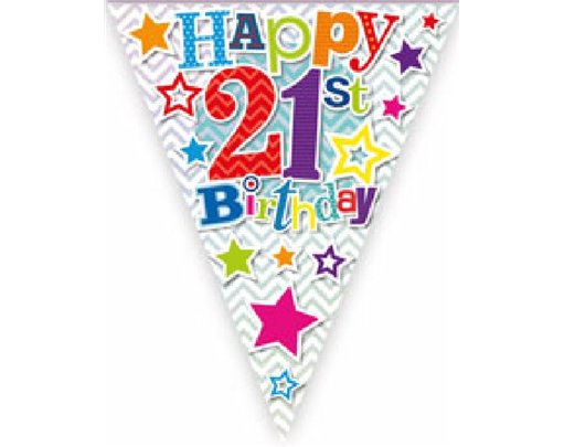 21ST B/DAY BUNTING