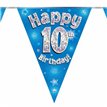 3.9M 10TH BIRTHDAY BLUE BUNTING