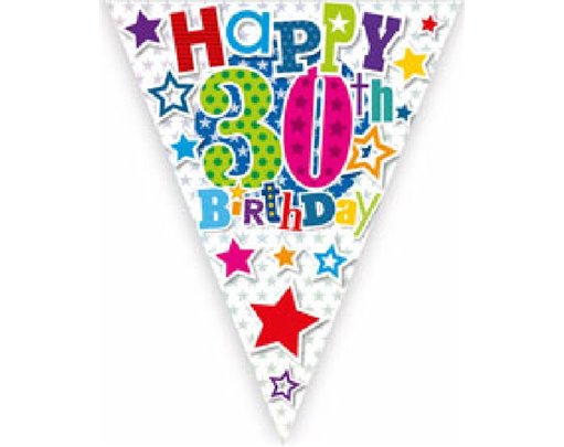 30TH B/DAY BUNTING