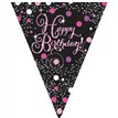 PINK SPARKLES PENNANT BANNER