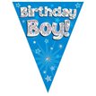 3.9M BIRTHDAY BOY BLUE PARTY BUNTING