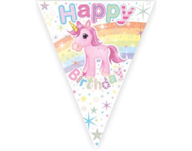 3.6M UNICORN HAPPY BIRTHDAY BUNTING