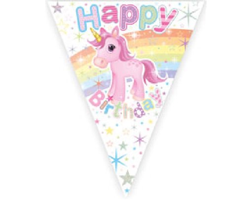 3.6M UNICORN HAPPY BIRTHDAY BUNTING
