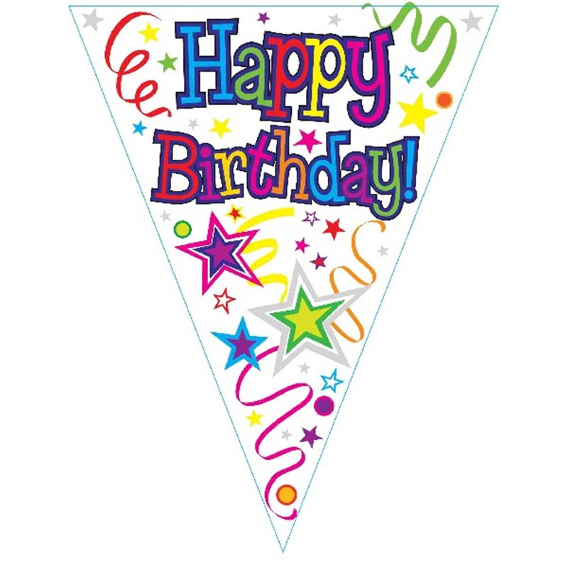 3.9M RIBBONS AND STARS PARTY BUNTING