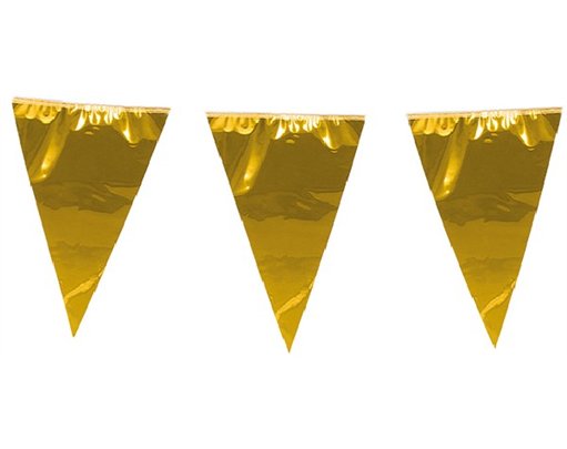 3M MINI GOLD BUNTING