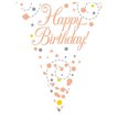3.9M WHITE & ROSE GOLD HAPPY B/DAY BUNTING