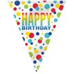 12ft RAINBOW SPOTS BIRTHDAY FLAG BANNER