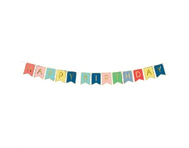 1.75m HAPPY BIRTHDAY FLAG BANNER