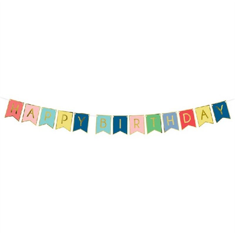 1.75m HAPPY BIRTHDAY FLAG BANNER
