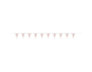 GLITZ ROSE GOLD 18 PENNANT BANNER