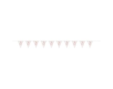 GLITZ ROSE GOLD 21 PENNANT BANNER