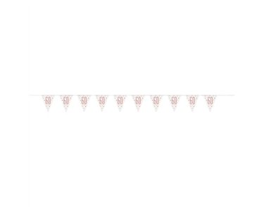 GLITZ ROSE GOLD 60 PENNANT BANNER