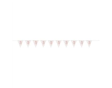GLITZ ROSE GOLD 70 PENNANT BANNER