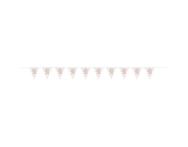 GLITZ ROSE GOLD 90 PENNANT BANNER