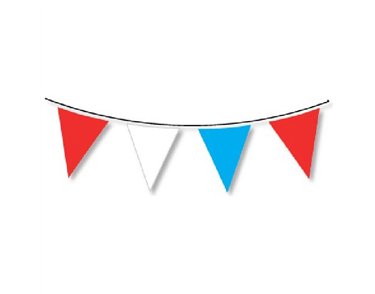 10M REGULAR RED/WHITE/BLUE BUNTING