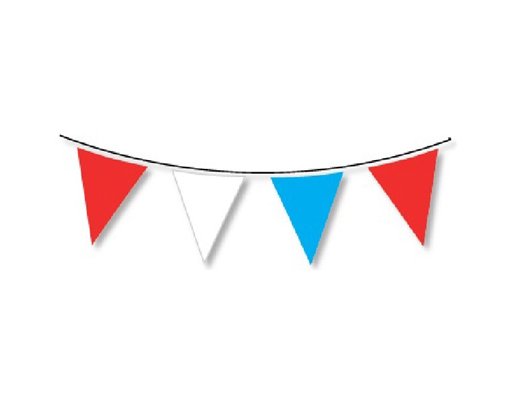 10M REGULAR RED/WHITE/BLUE BUNTING