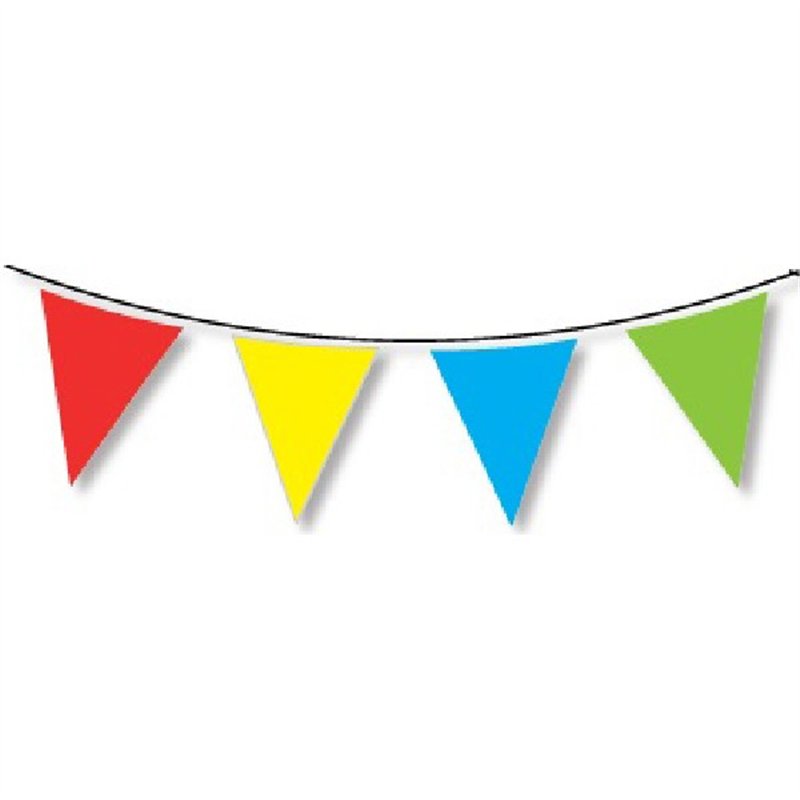 10M REGULAR MULTI COLOUR BUNTING