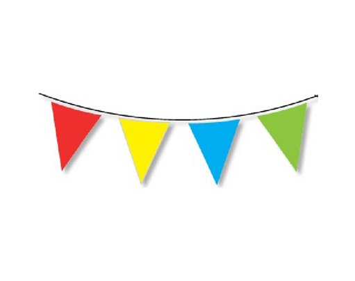 10M REGULAR MULTI COLOUR BUNTING