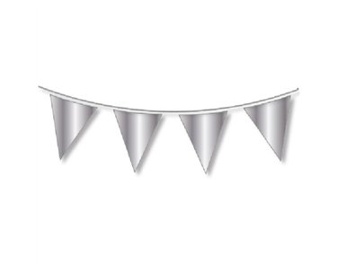 10M REGULAR SILVER METALLIC BUNTING