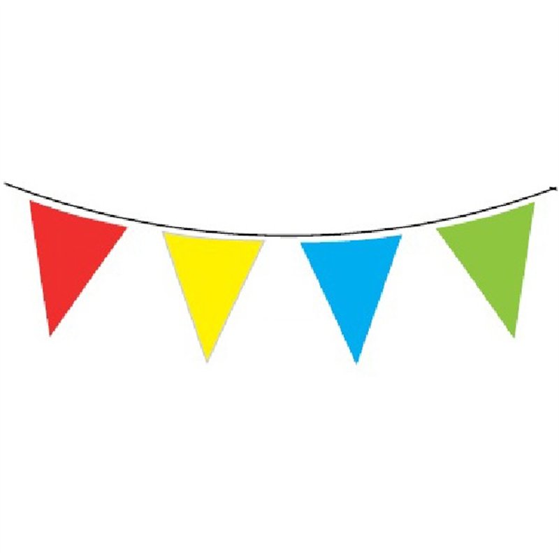 10M GIANT MULTI COLOUR BUNTING