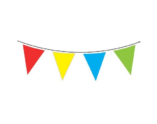 10M GIANT MULTI COLOUR BUNTING