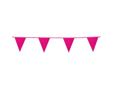6m FUCHSIA CARDBOARD GLITTER BUNTING