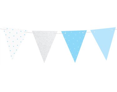 1.3m ASST BLUE 1ST BIRTHDAY GARLAND