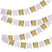 10m GOLD FOILED FLAG BUNTING