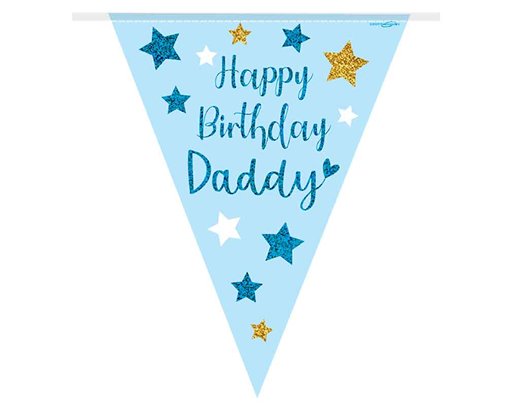 3.9m HAPPY BIRTHDAY DADDY BUNTING