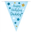 3.9m HAPPY BIRTHDAY DADDY BUNTING