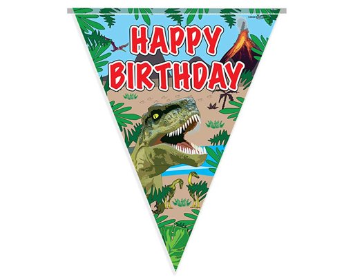 3.9m DINOSAUR BIRTHDAY BUNTING