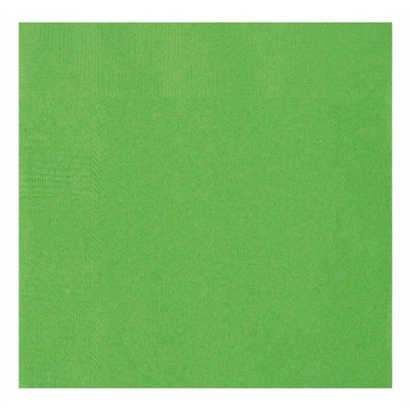 (50) 33CM LIME GREEN L/NAPKINS